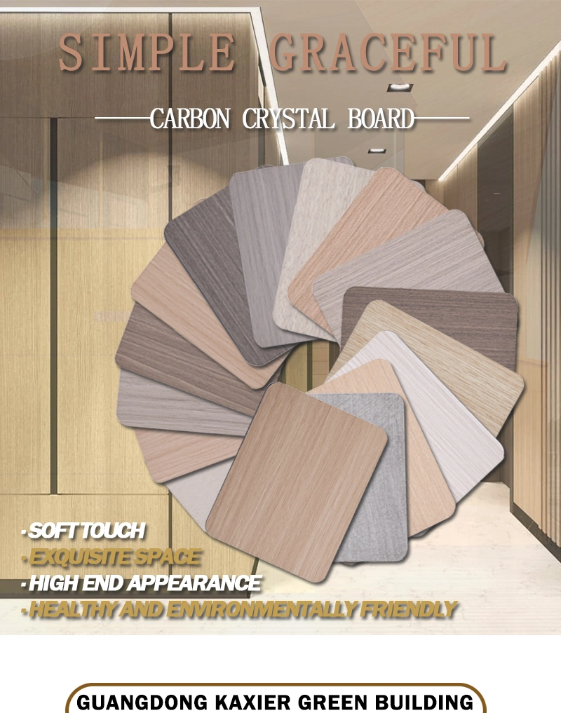 High Quality Wall Material Carbon Crystal Board That Is Free of Formaldehyde and Can Be Bent