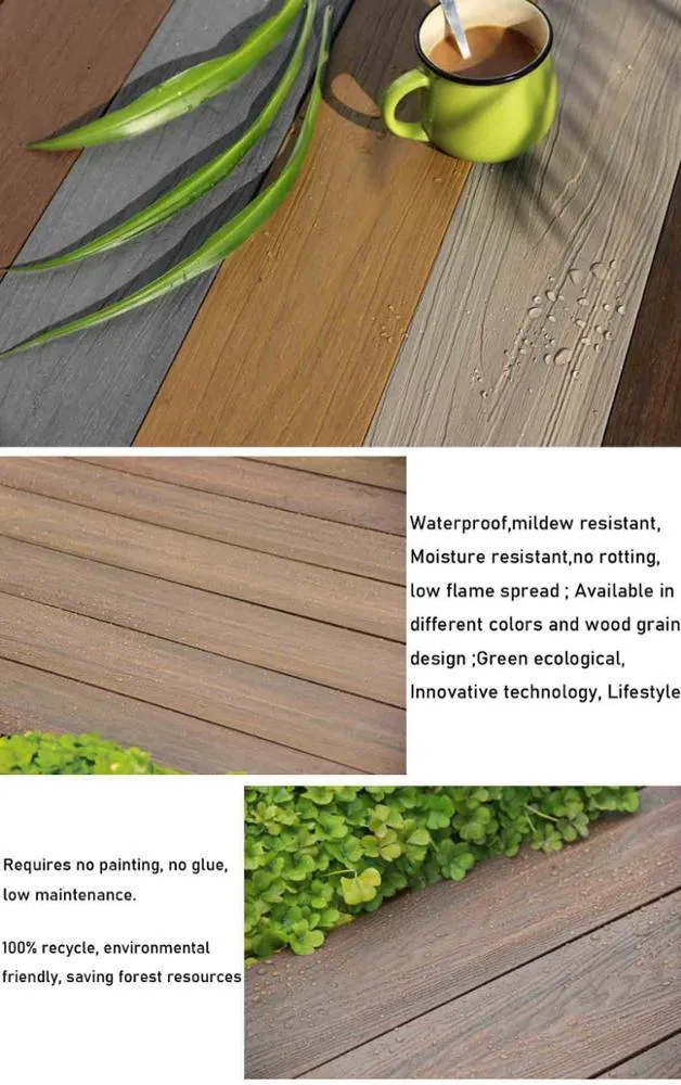 WPC Solid Decking Millboard Composite Decking