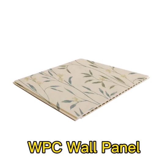 Panneaux muraux décoratifs en composite de bois en fibre de bambou WPC Panneau mural creux ou solide intégré avec métope intérieure