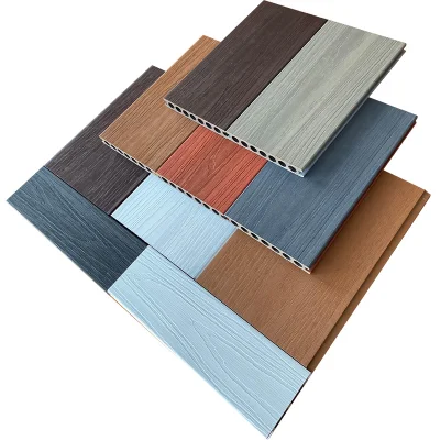 Platelage composite bois-plastique Plancher solide Terrasse extérieure Plancher WPC Platelage en bois