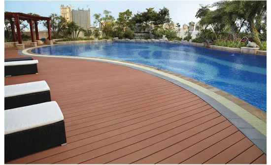 Piscine Co-Extrusion Solide/Creux Plancher Extérieur Bois Plastique WPC Pont Composite